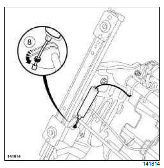 Renault Clio. Front seat runner: Removal - Refitting