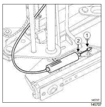 Renault Clio. Front seat runner: Removal - Refitting