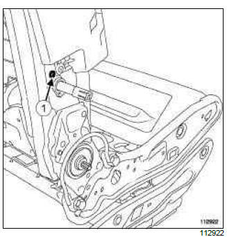 Renault Clio. Front seat: Stripping - Rebuilding