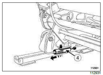 Renault Clio. Front seat: Stripping - Rebuilding