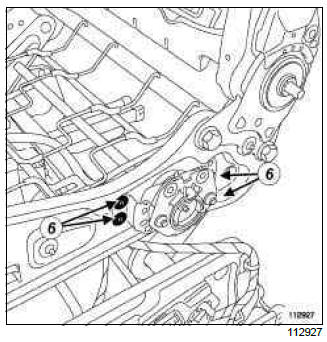 Renault Clio. Front seat: Stripping - Rebuilding