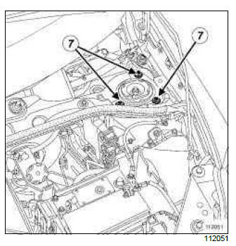 Renault Clio. Front shock absorber and spring: Removal - Refitting