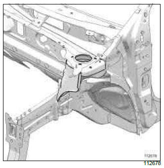 Renault Clio. Front wheel arch