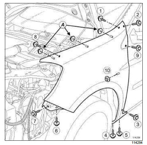 Renault Clio. Front wing