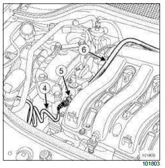 Renault Clio. Fuel flow: Check