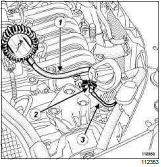 Renault Clio. Fuel pressure: Check