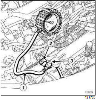 Renault Clio. Fuel pressure: Check