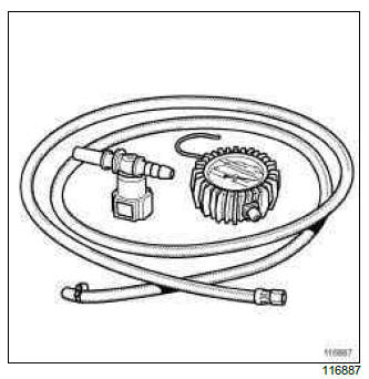 Renault Clio. Fuel pressure: Check
