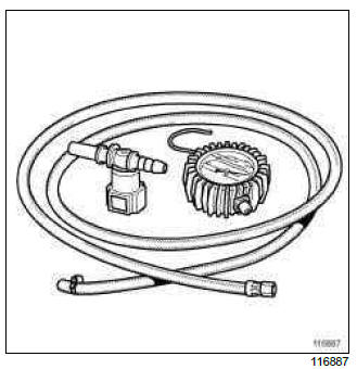 Renault Clio. Fuel pressure: Check