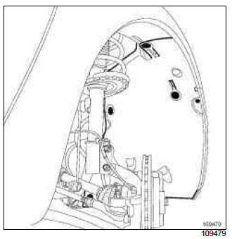 Renault Clio. Fuel tank: Draining