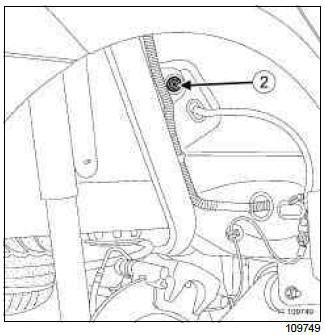 Renault Clio. Fuel tank: Removal - Refitting