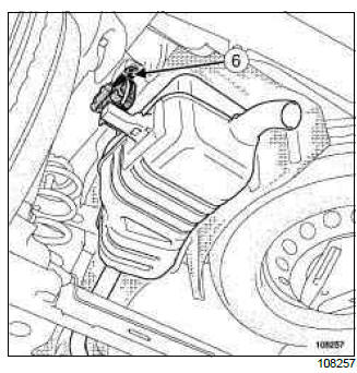 Renault Clio. Fuel tank: Removal - Refitting