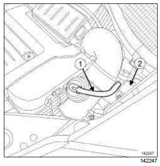 Renault Clio. Headlight bulb: Removal - Refitting