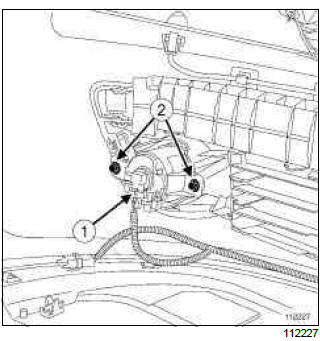 Renault Clio. Front fog light: Removal - Refitting