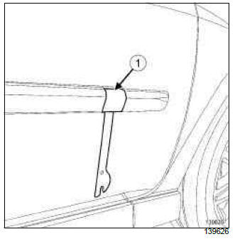 Renault Clio. Side indicator: Removal - Refitting