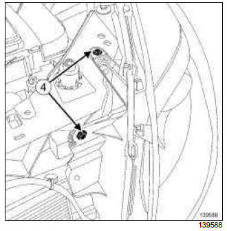 Renault Clio. Headlight: Removal - Refitting