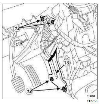 Renault Clio. Heater matrix: Removal - Refitting