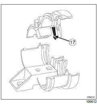 Renault Clio. Heater matrix: Removal - Refitting