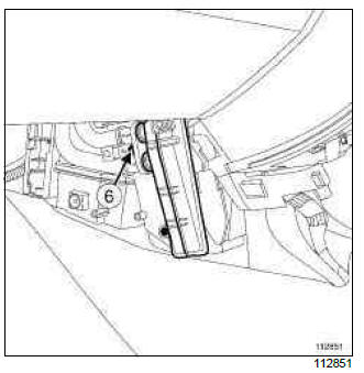 Renault Clio. Heater matrix: Removal - Refitting