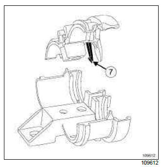 Renault Clio. Heater matrix: Removal - Refitting