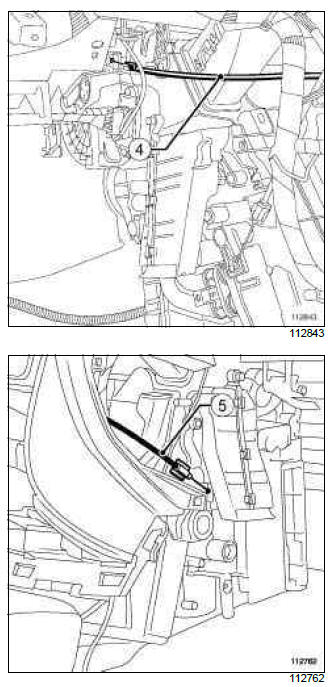 Renault Clio. Heating: List and location of components