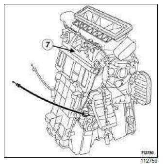 Renault Clio. Heating: List and location of components