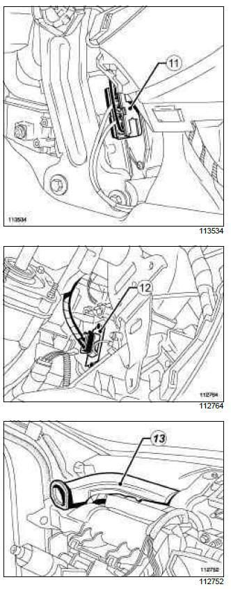 Renault Clio. Heating: List and location of components