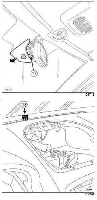 Renault Clio. Heating: List and location of components