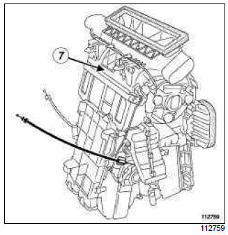 Renault Clio. Heating: List and location of components