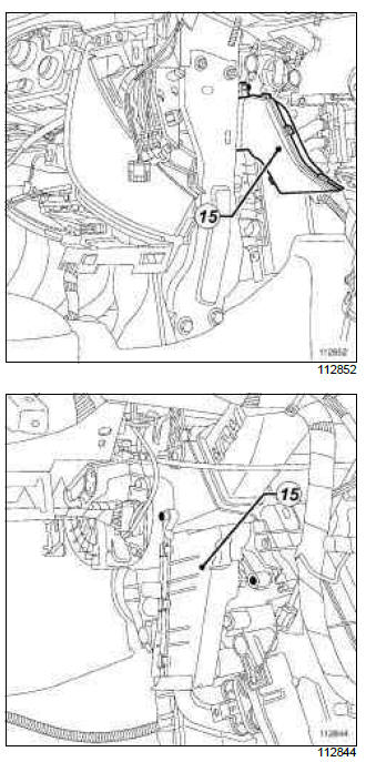 Renault Clio. Heating: List and location of components