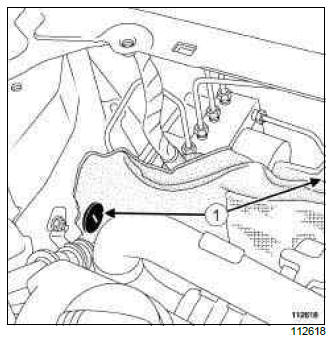 Renault Clio. Hydraulic unit with ESP: Removal - Refitting