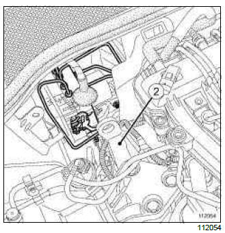 Renault Clio. Hydraulic unit without ESP: Removal - Refitting