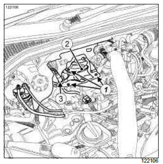 Renault Clio. Hydraulic unit without ESP: Removal - Refitting