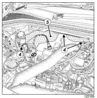 Renault Clio. Hydraulic unit without ESP: Removal - Refitting