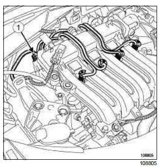 Renault Clio. Coils: Removal - Refitting