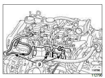 Renault Clio. Injector rail: Removal - Refitting