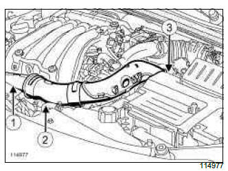 Renault Clio. Inlet distributor: Removal - Refitting