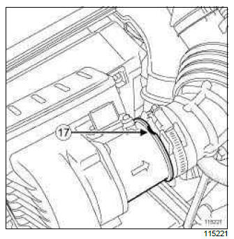 Renault Clio. Inlet distributor: Removal - Refitting