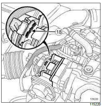 Renault Clio. Inlet distributor: Removal - Refitting