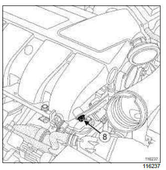 Renault Clio. Inlet distributor: Removal - Refitting