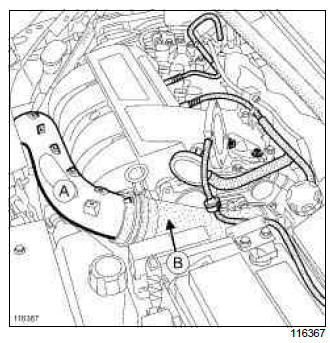 Renault Clio. Inlet distributor: Removal - Refitting