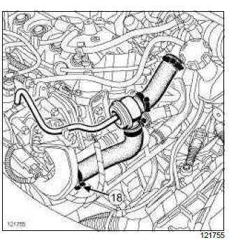 Renault Clio. Inlet distributor: Removal - Refitting