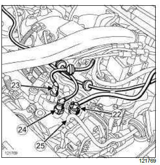 Renault Clio. Inlet distributor: Removal - Refitting