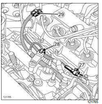 Renault Clio. Inlet distributor: Removal - Refitting