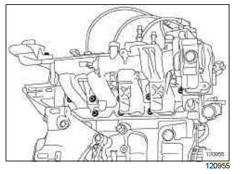 Renault Clio. Inlet distributor: Removal - Refitting