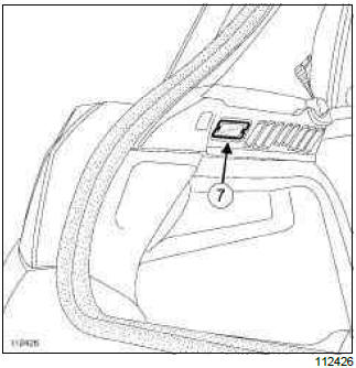 Renault Clio. Interior lighting: List and location of components