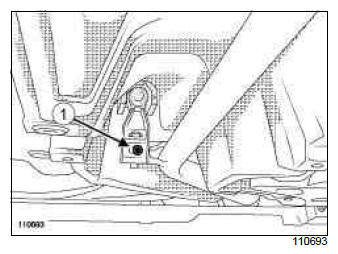 Renault Clio. Intermediate pipe: Removal - Refitting