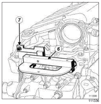 Renault Clio. Timing belt: Removal - Refitting