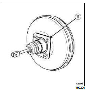 Renault Clio. Brake servo