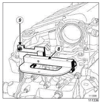 Renault Clio. Timing belt: Removal - Refitting